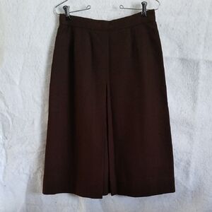 Evan Picone Brown Midi Skirt